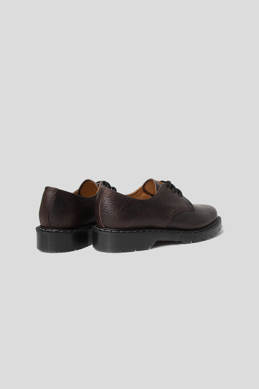 Solovair's'3 Eye Gibson in Dark Brown Grain