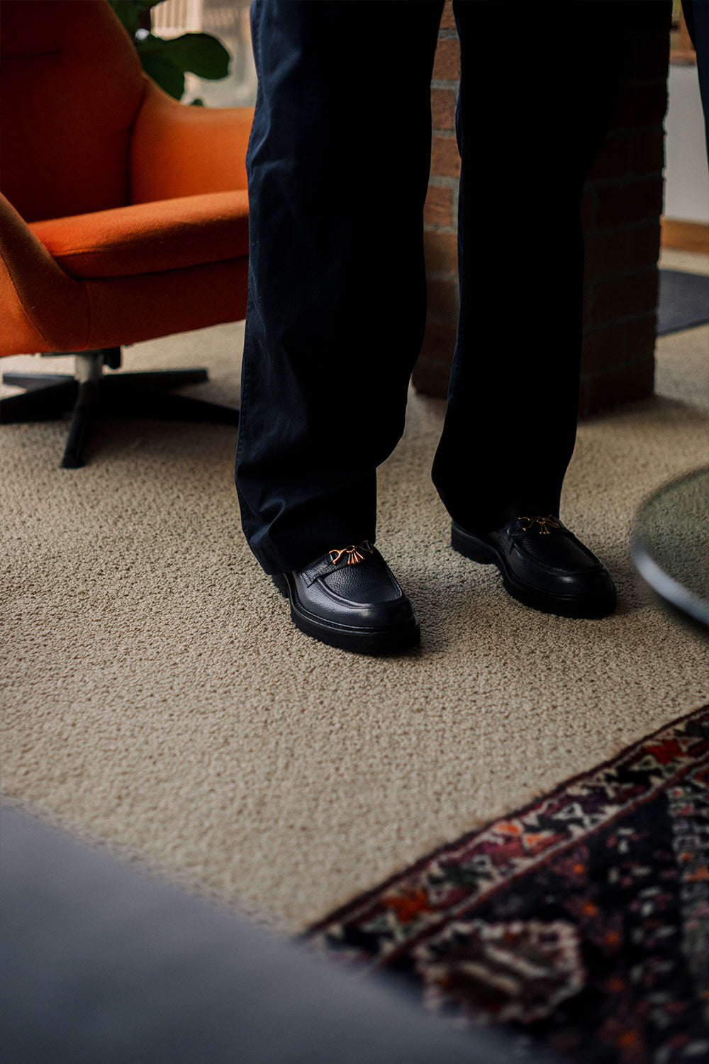 Vinny's x Soulland Palace Loafer in Midnight Blue