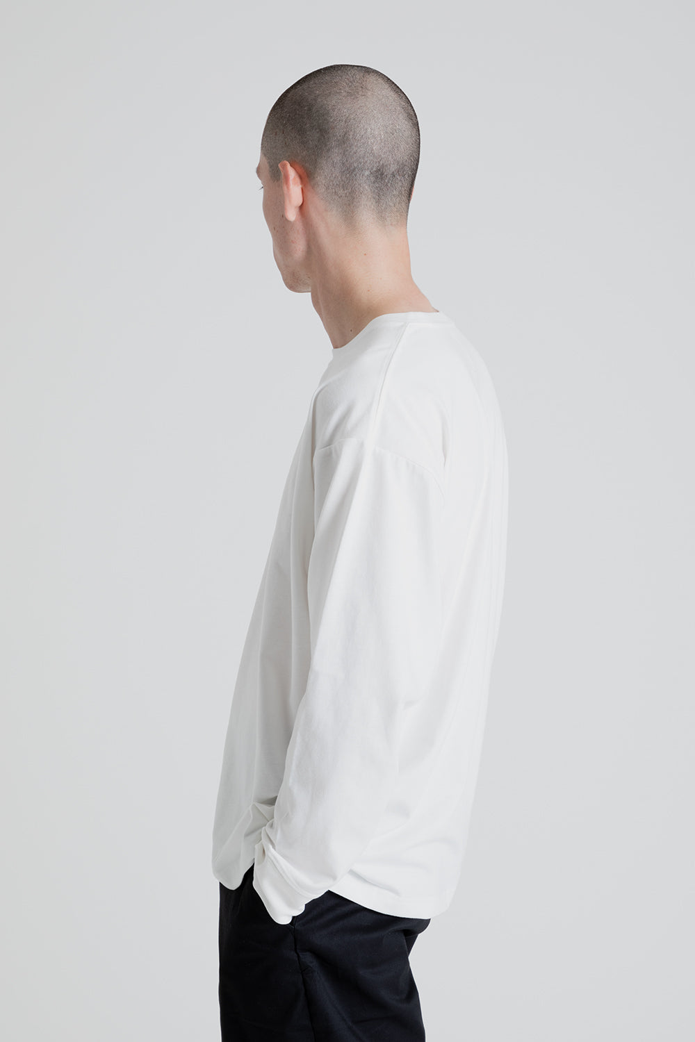 Adapture Relaxed Fit LS-Shirt in White
