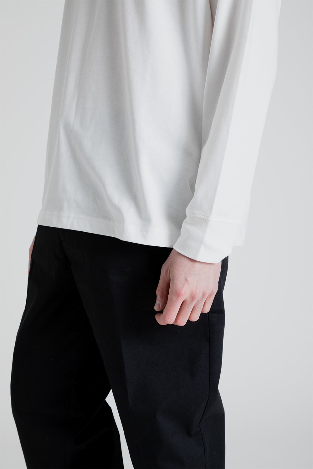 Adapture Relaxed Fit LS-Shirt in White