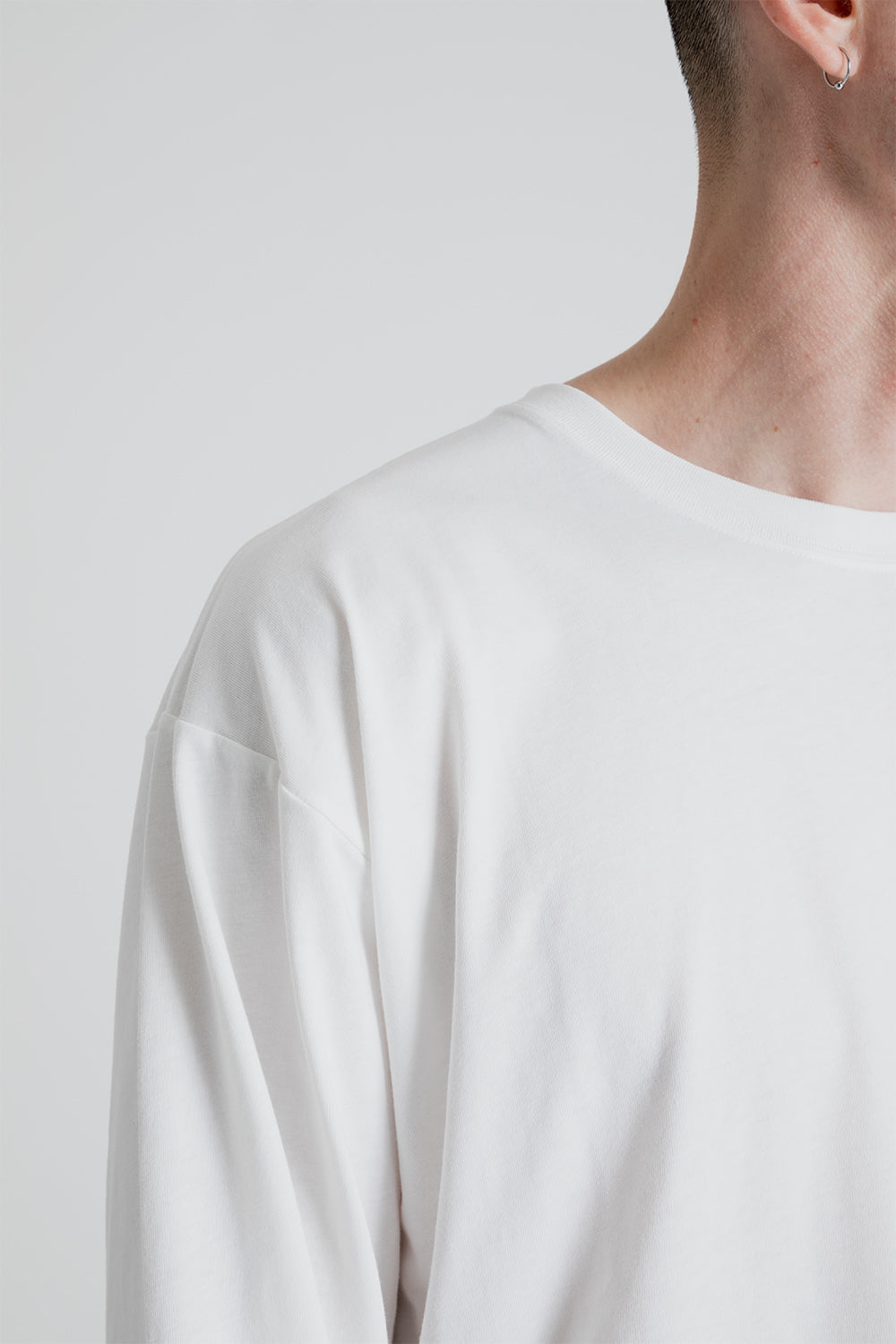Adapture Relaxed Fit LS-Shirt in White
