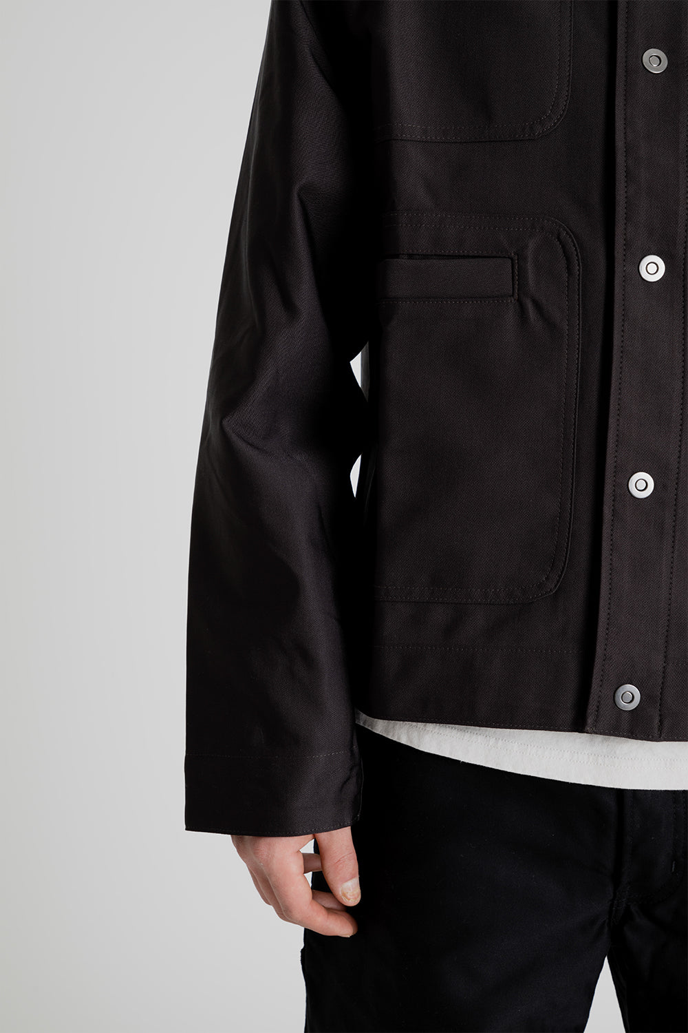 And Austin Trucker Jacket in Peppercorn
