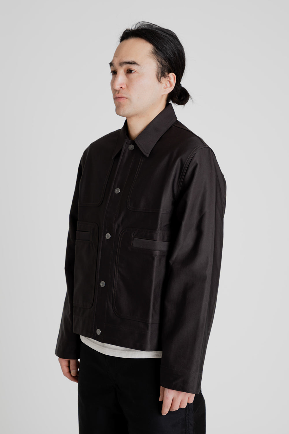 And Austin Trucker Jacket in Peppercorn