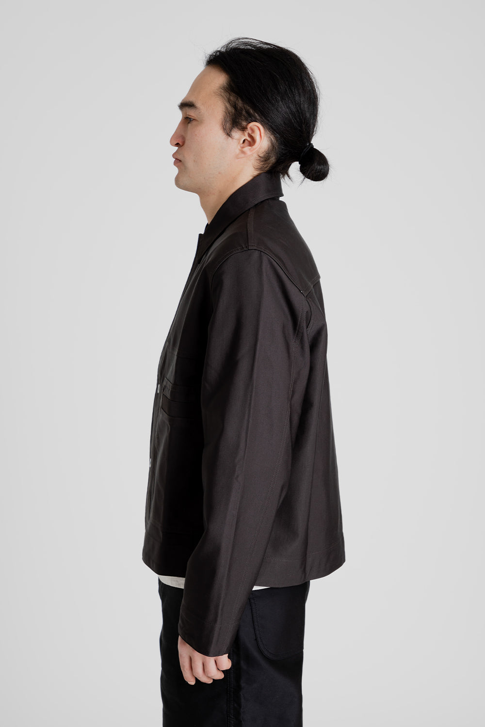 And Austin Trucker Jacket in Peppercorn
