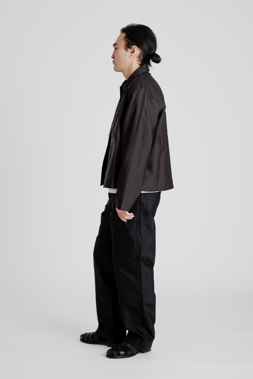 And Austin Trucker Jacket in Peppercorn