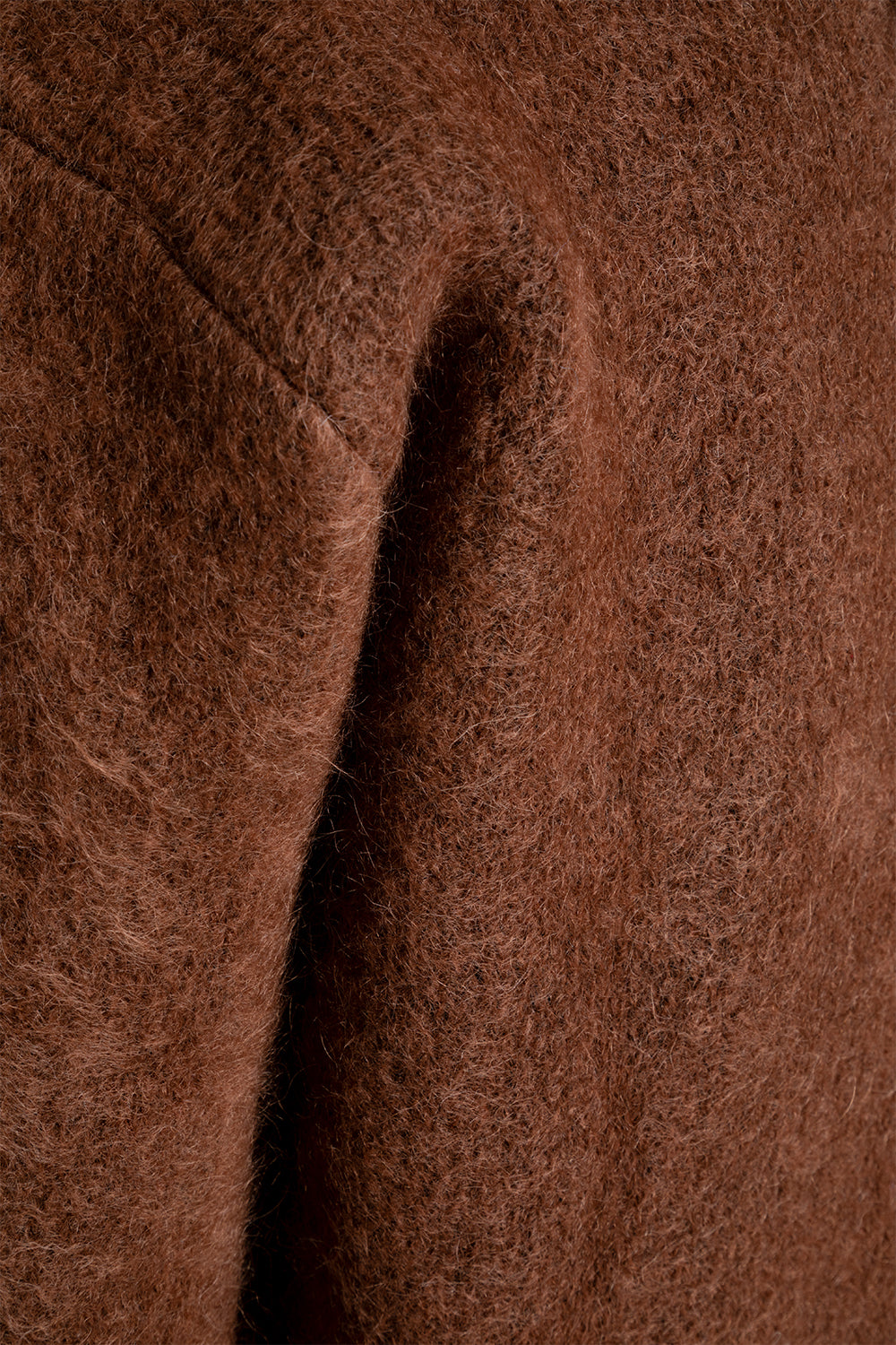 Andersson Bell Knitted Chatteris Brushed Polo Sweater in Brown