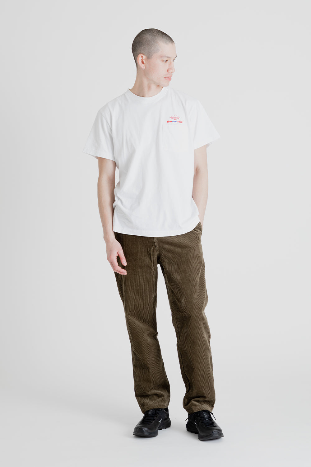 Battenwear 10th Anniversary Team S/S Pocket Tee in White