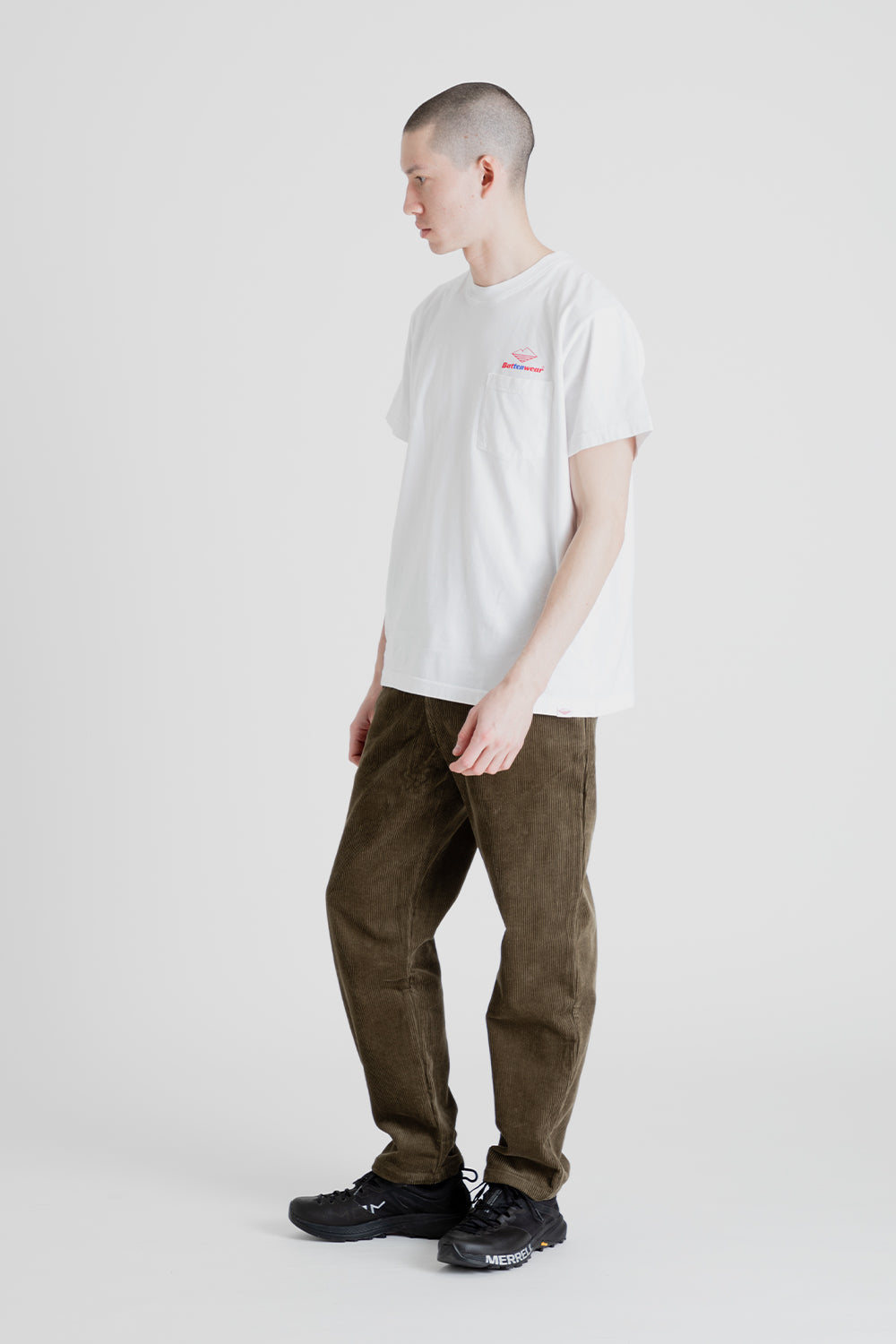 Battenwear 10th Anniversary Team S/S Pocket Tee in White