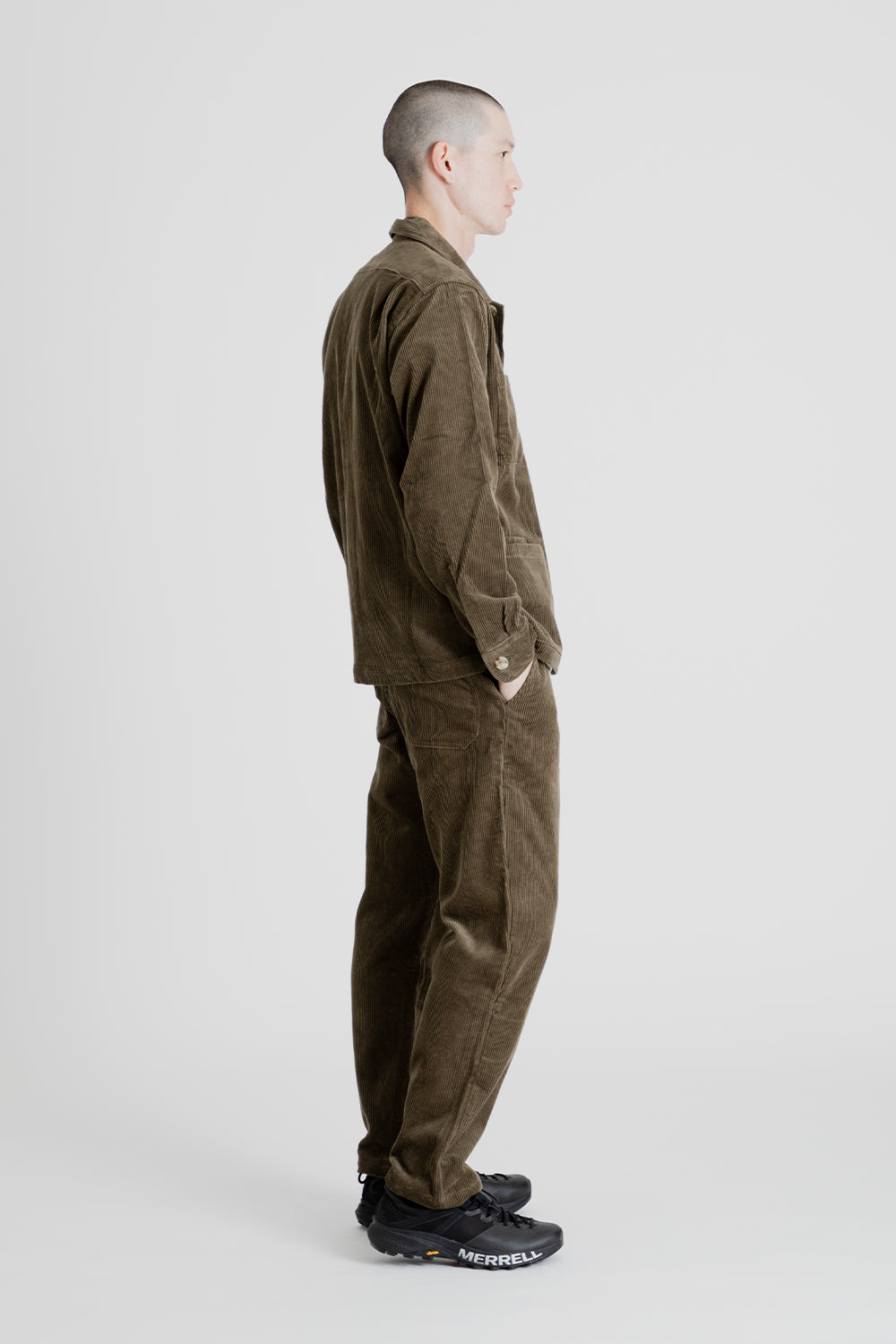 Battenwear Five Pocket Canyon Shirt in Olive