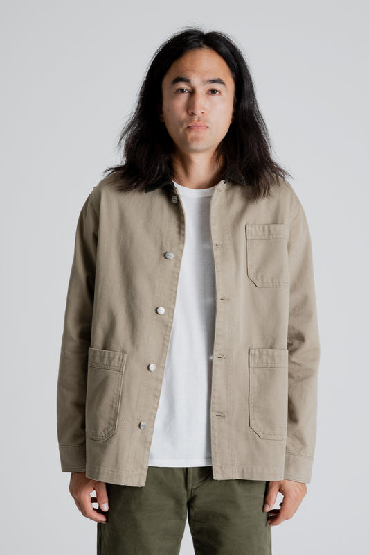 Forét Act Overshirt in Khaki / Army