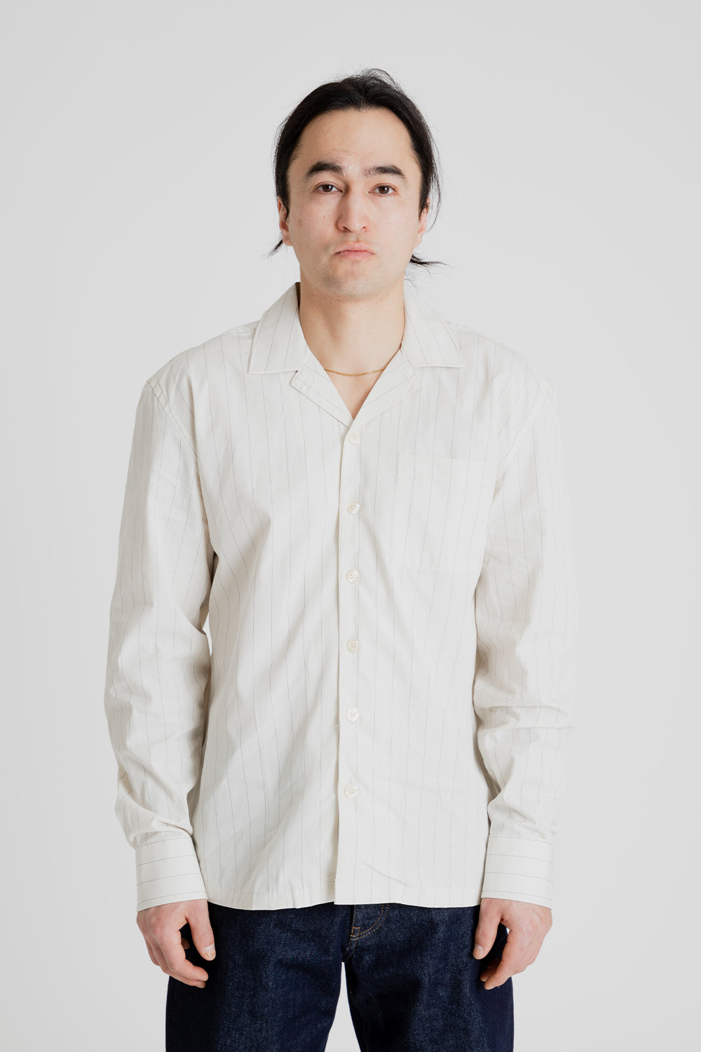 Foret Cruise Shirt in Cloud/Stripe