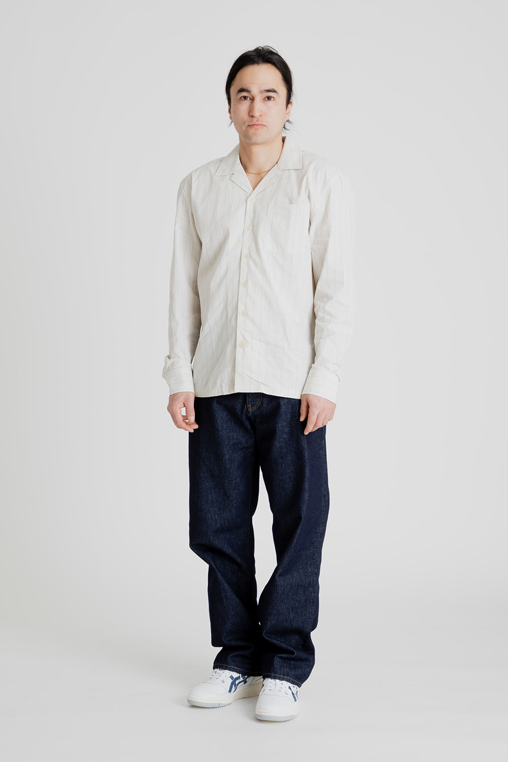 Foret Cruise Shirt in Cloud/Stripe