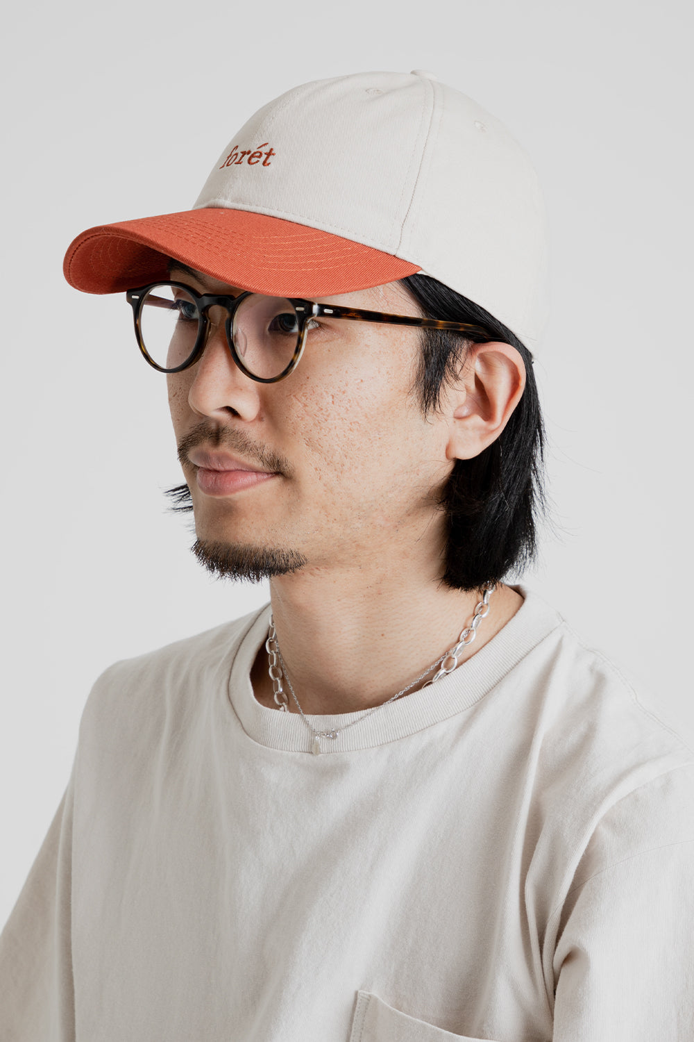 Foret Mate Cap in Cloud and Rubber