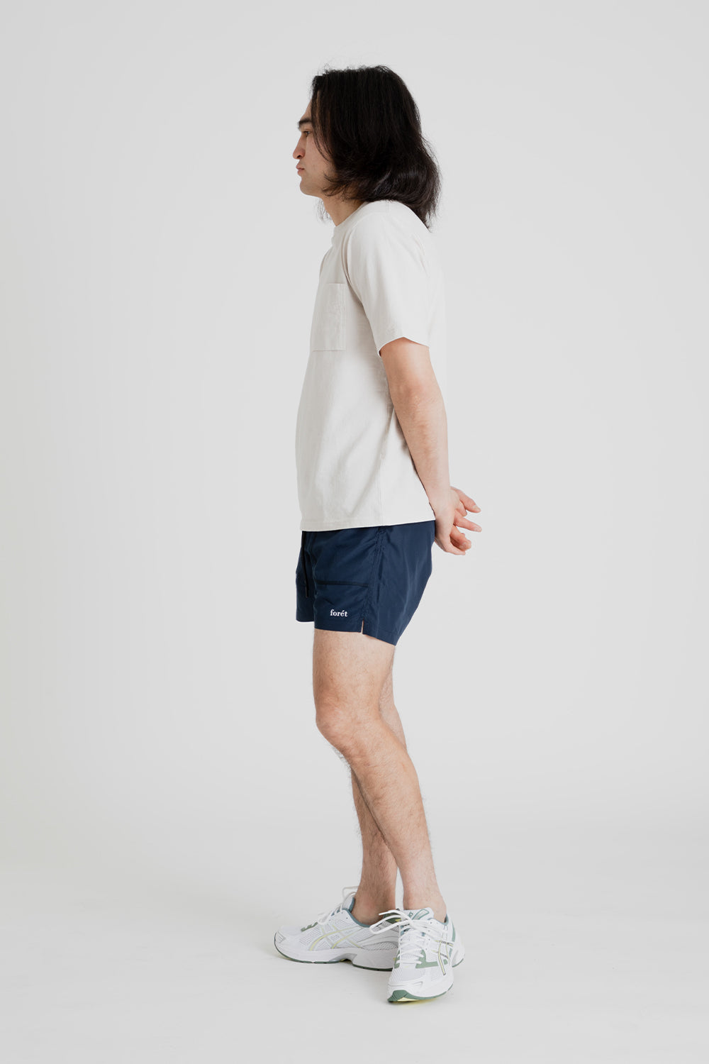 Foret Run Shorts in Navy