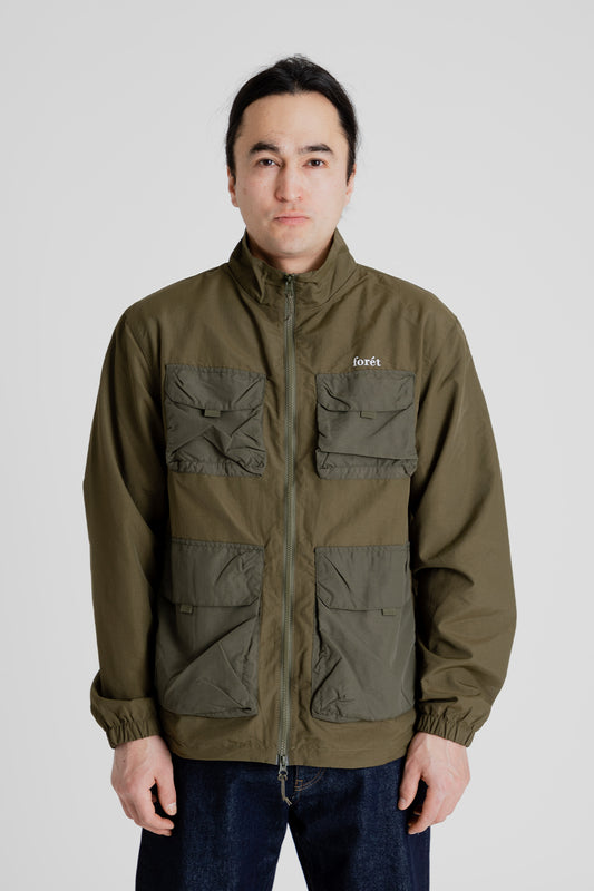 Foret Sizzle Jacket in Army
