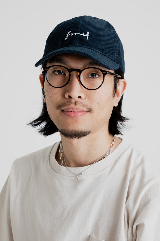 Foret Surf Corduroy Cap in Navy