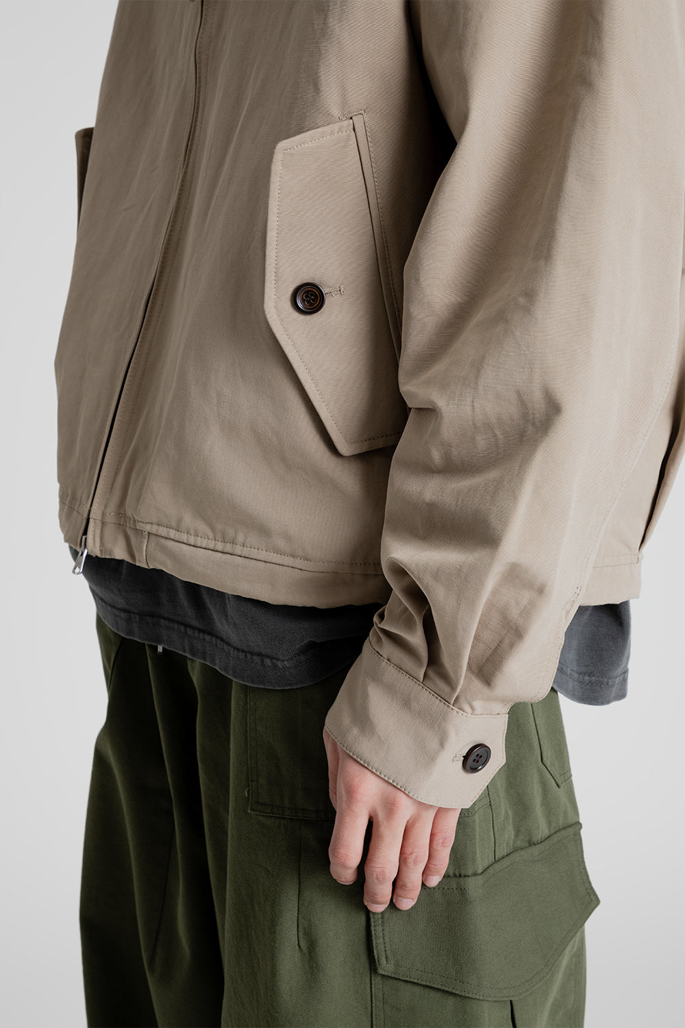 Frizmworks Buddy Harrington Jacket in Beige