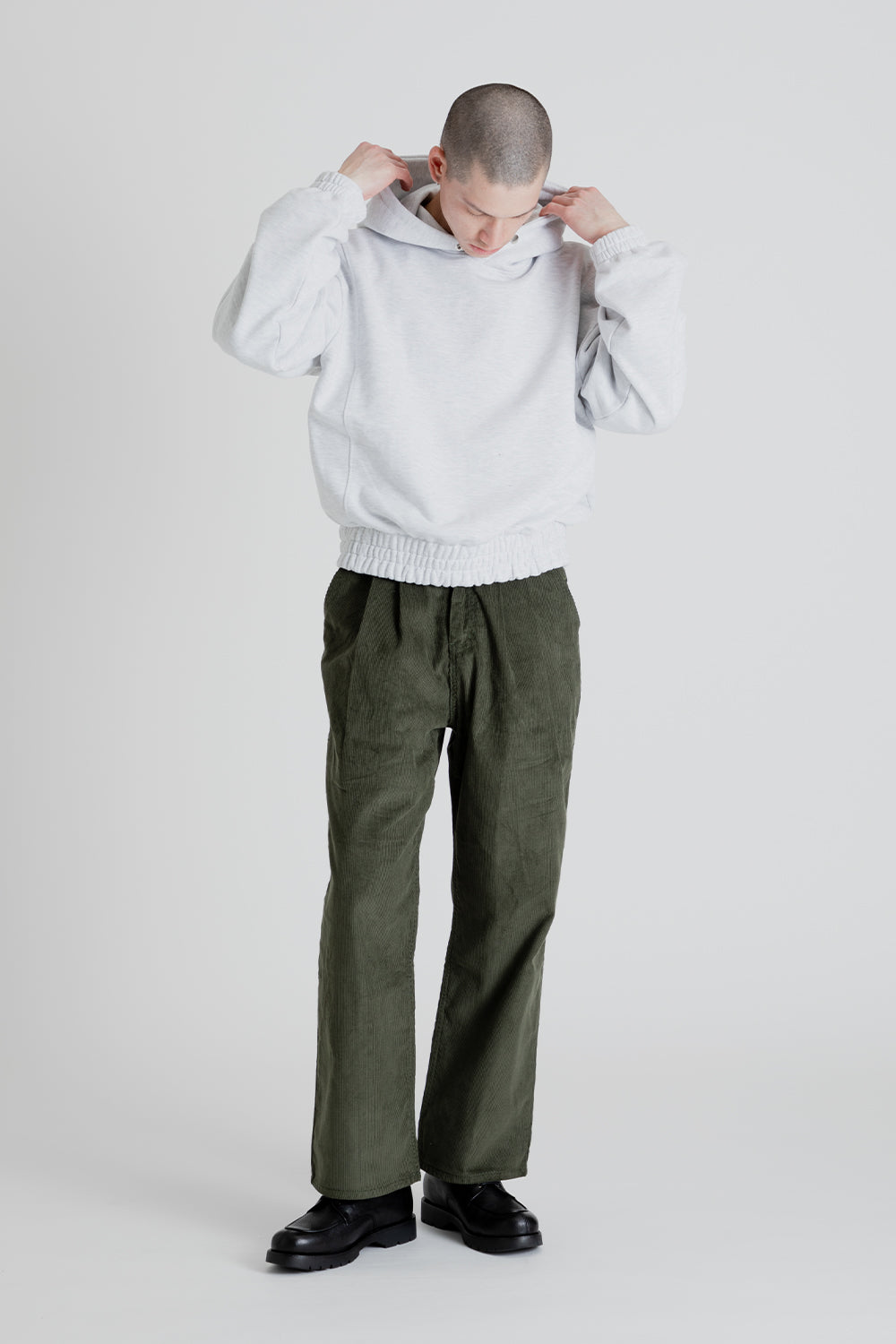 Frizmworks Corduroy Comfort Two Tuck Pants in Olive