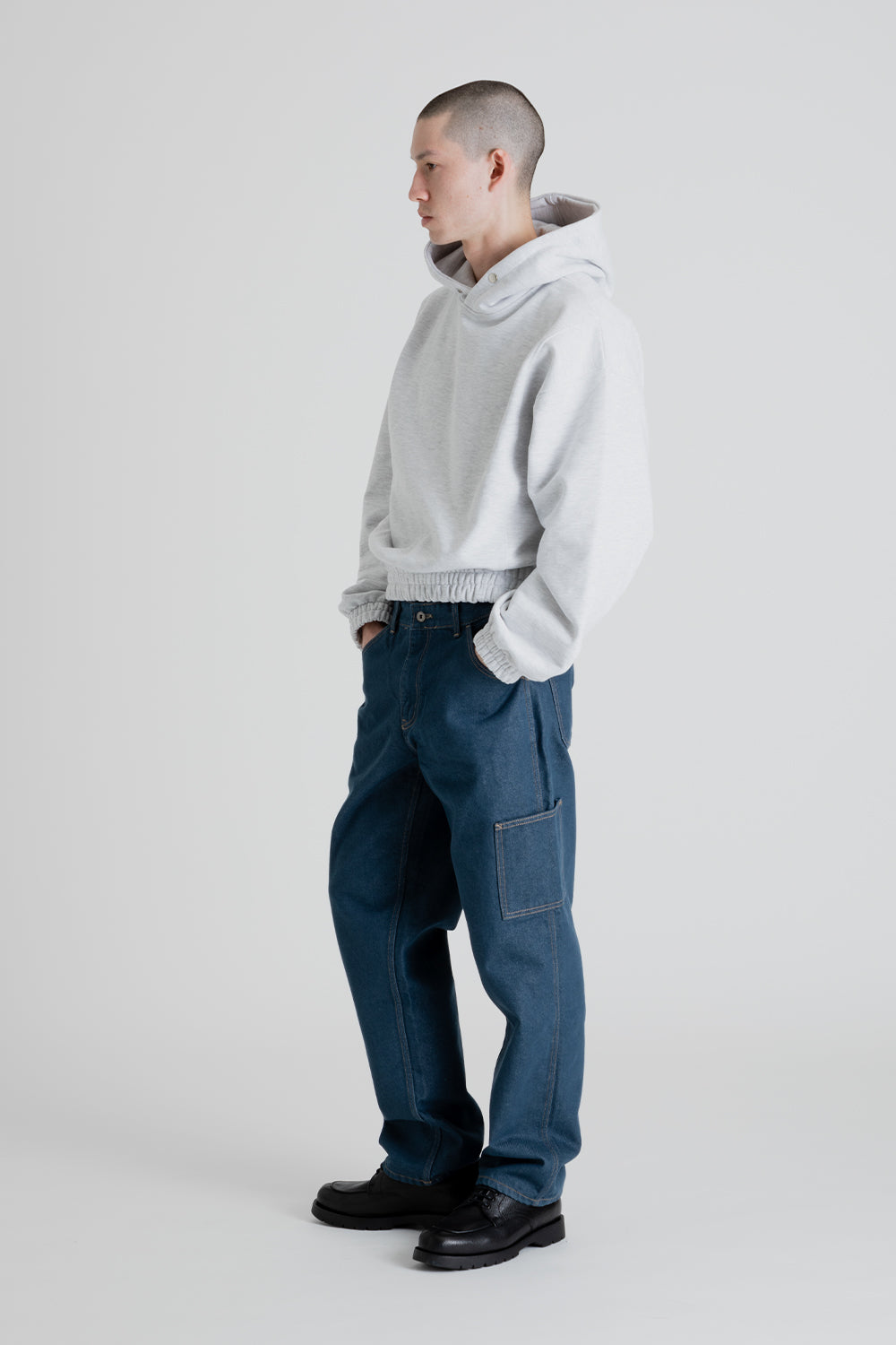 Frizmworks Denim Tool Work Pants in Green / Blue