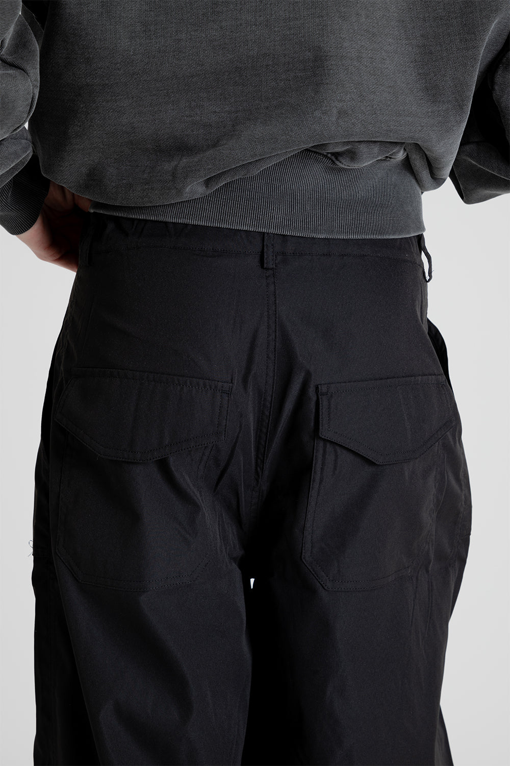 Frizmworks Poplin Balloon String Pants in Black