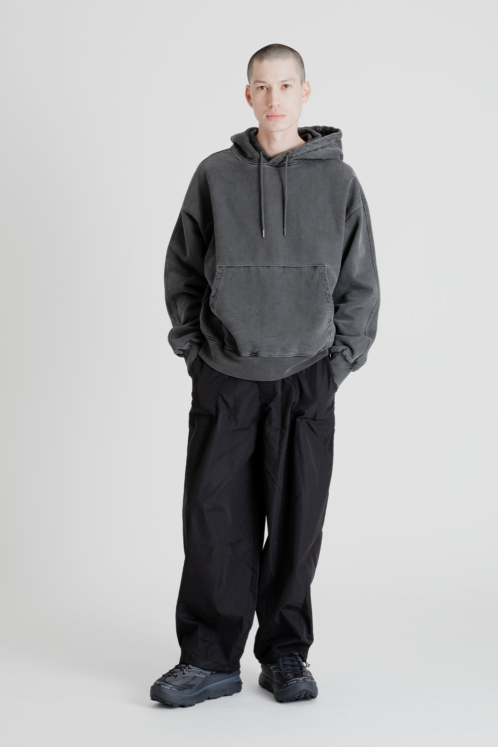 Frizmworks Poplin Balloon String Pants in Black