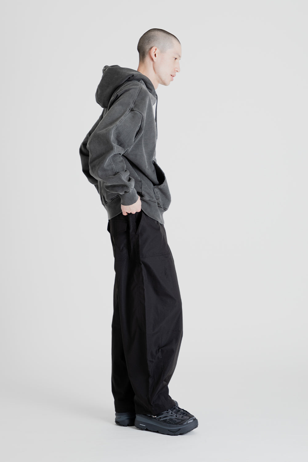 Frizmworks Poplin Balloon String Pants in Black
