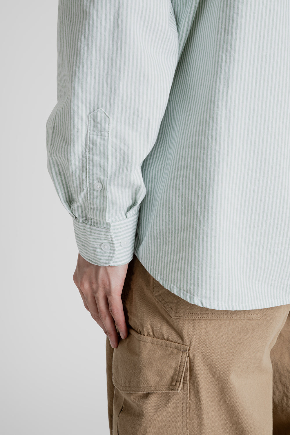 Frizmworks_Stripe_Cotton_Relaxed_Shirt_Green