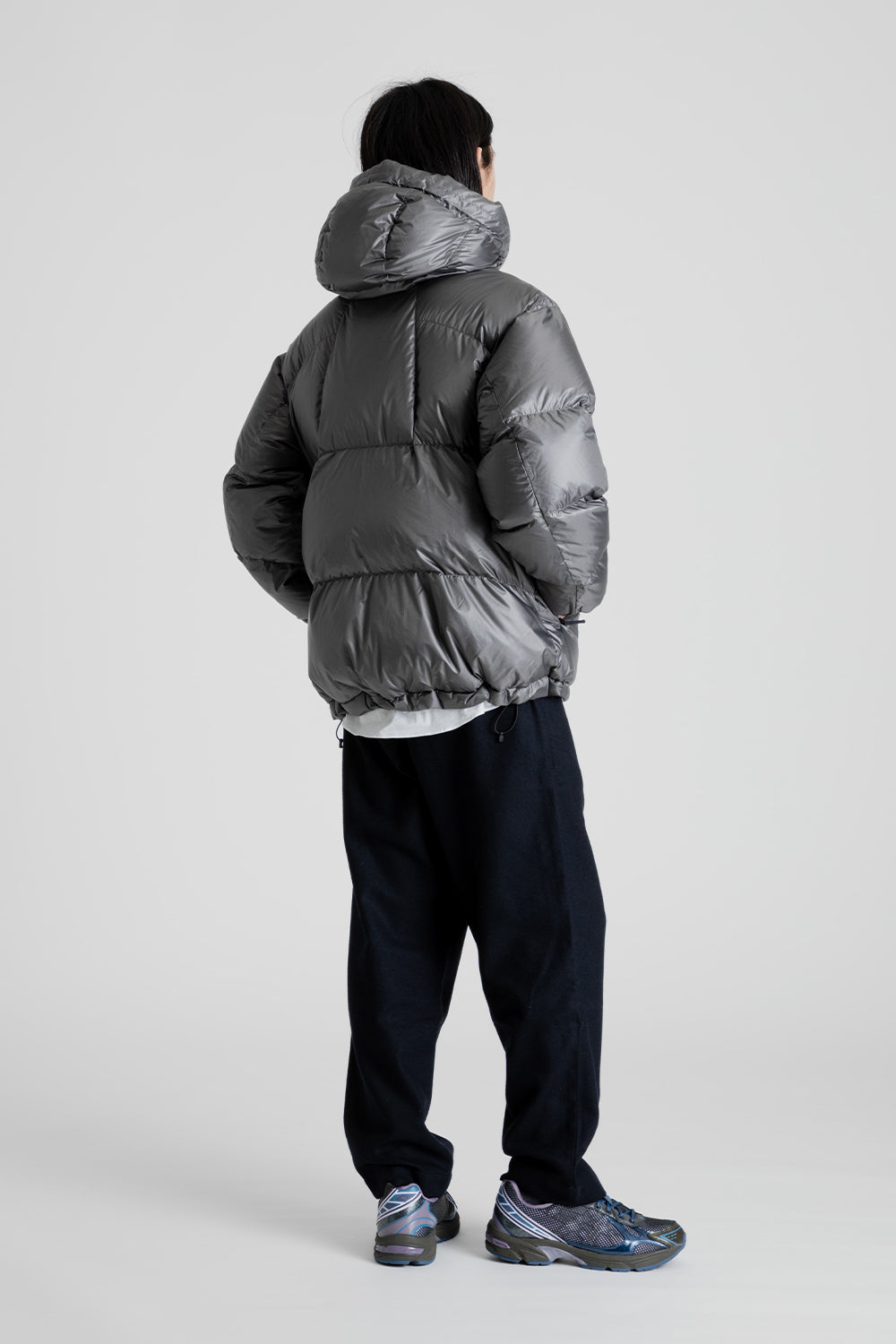 Goldwin Pertex Quantum Down Parka in Khaki Gray