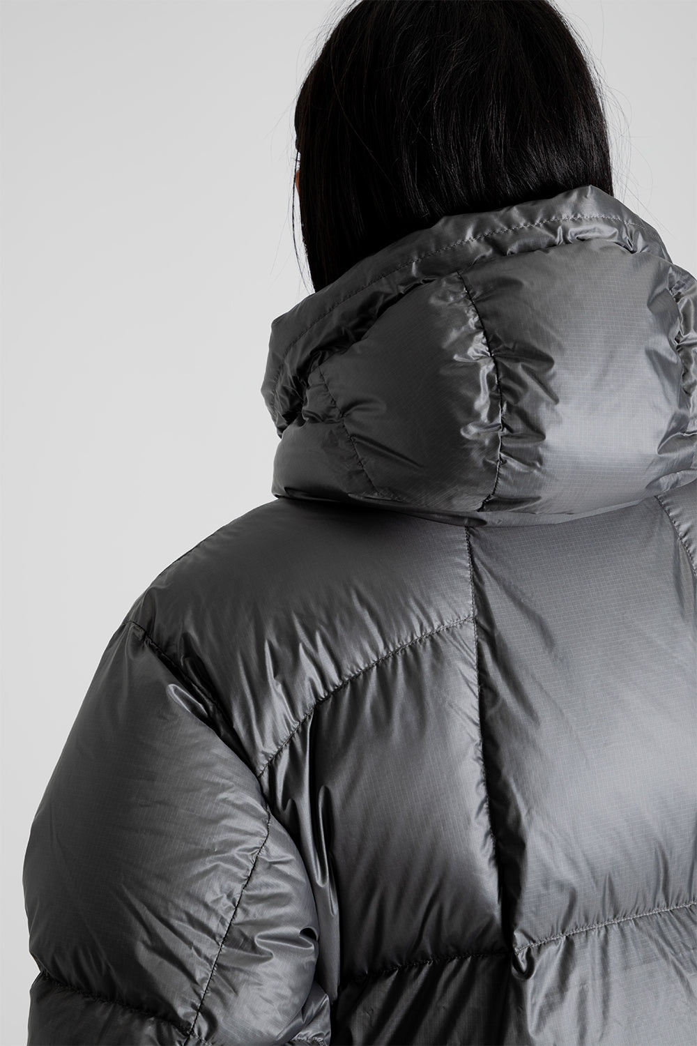 Goldwin Pertex Quantum Down Parka in Khaki Gray