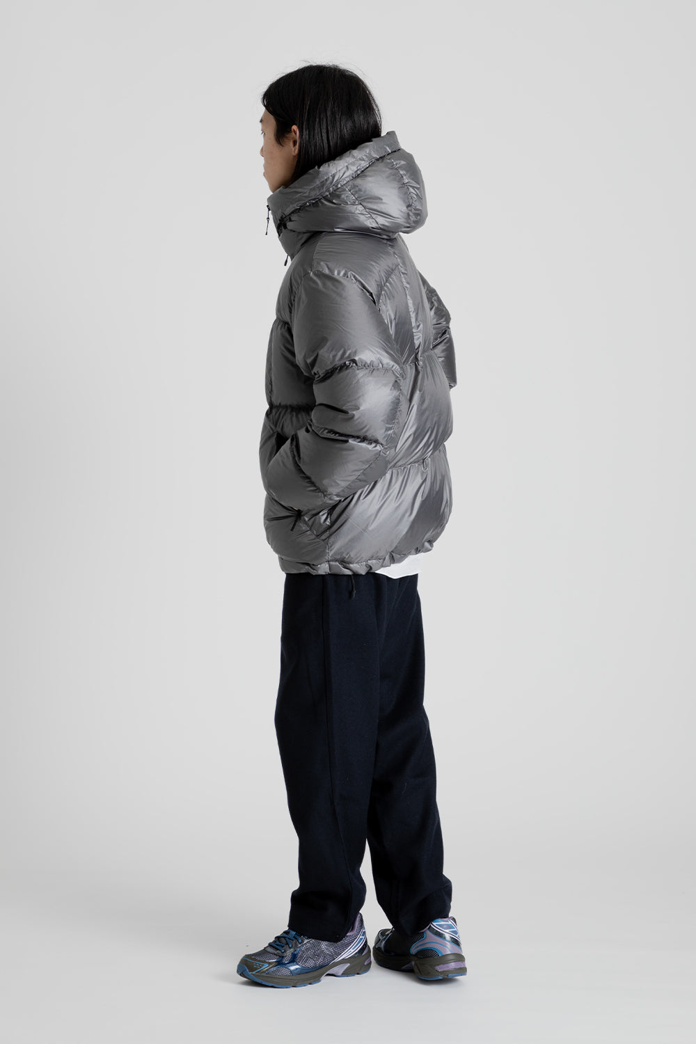 Goldwin Pertex Quantum Down Parka in Khaki Gray