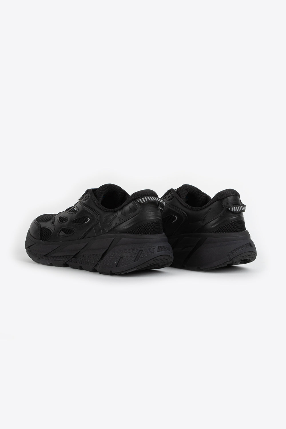 Hoka One One Clifton LIfestyle leather black