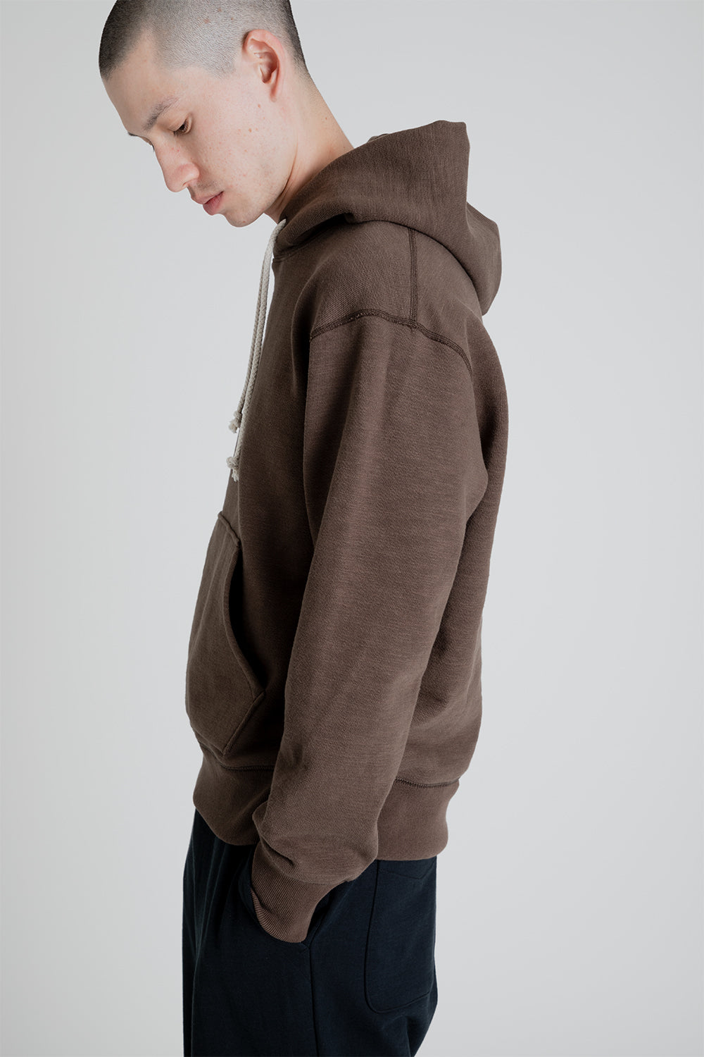 Jackman GG Sweat Pullover Parka in Roast