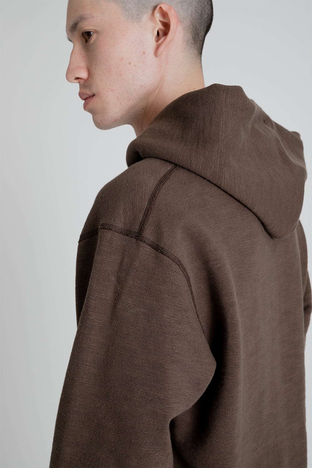 Jackman GG Sweat Pullover Parka in Roast