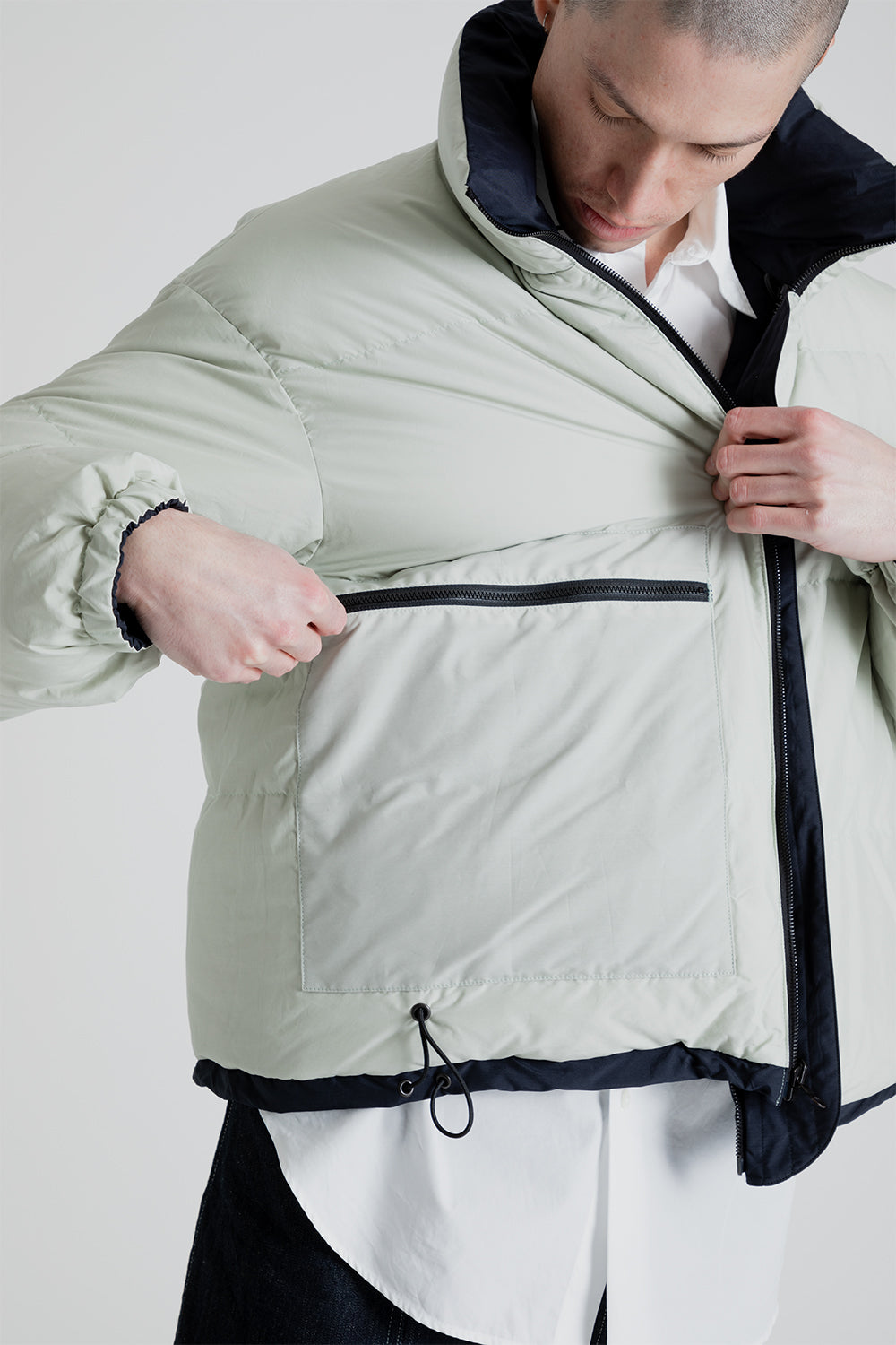 Kaptain Sunshine Mont Blanc Puffer Down Jacket in Navy