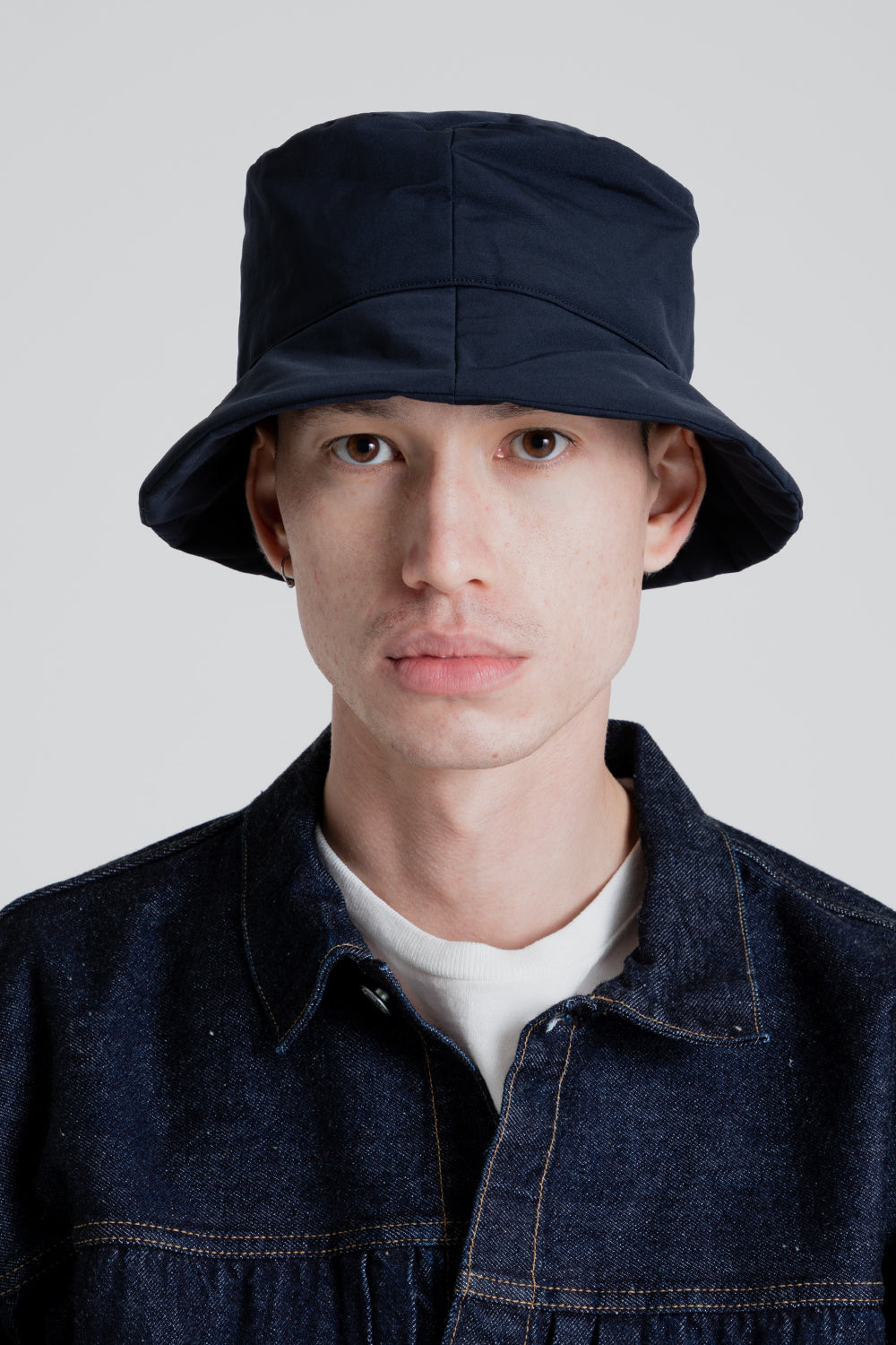 Kaptain Sunshine Padding Bucket Hat in Navy