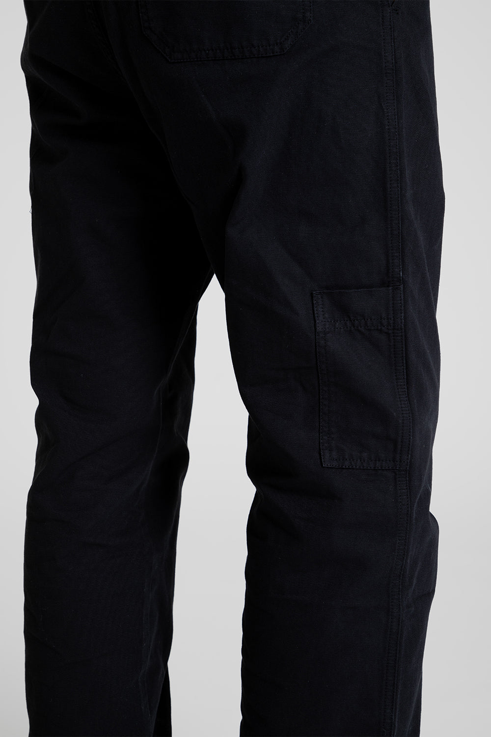 Kestin Aberlour Carpenter Pant in Black Cotton