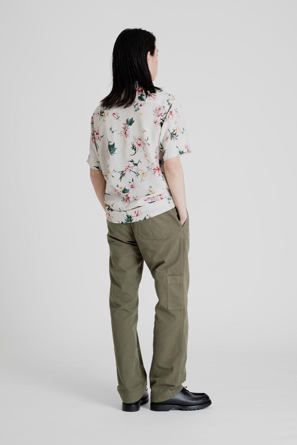 Kestin Aberlour Carpenter Pant in Olive Cotton