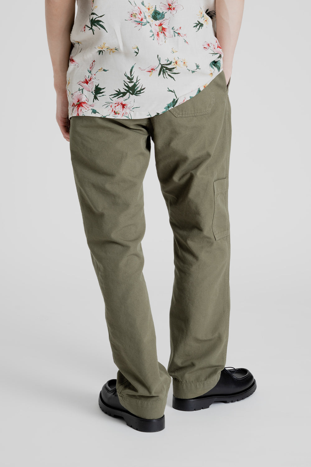Kestin Aberlour Carpenter Pant in Olive Cotton