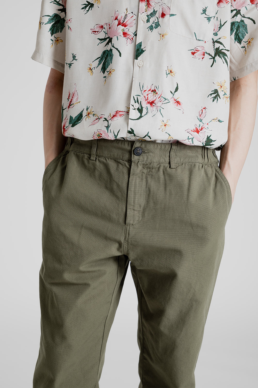 Kestin Aberlour Carpenter Pant in Olive Cotton