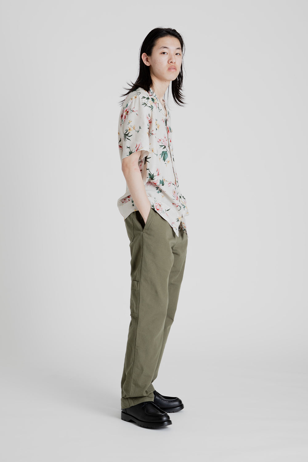 Kestin Aberlour Carpenter Pant in Olive Cotton