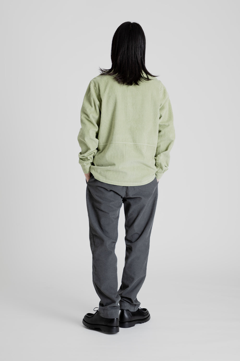 Kestin Armadale Overshirt in Pistachio Cord