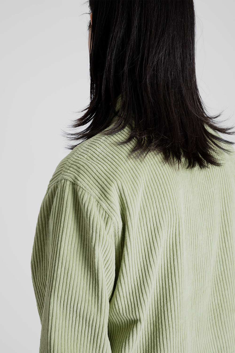 Kestin Armadale Overshirt in Pistachio Cord