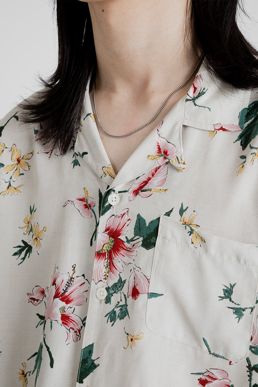 Kestin Crammond Shirt in Ecru Floral