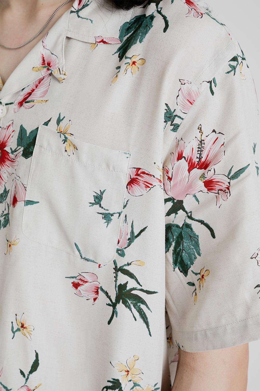 Kestin Crammond Shirt in Ecru Floral