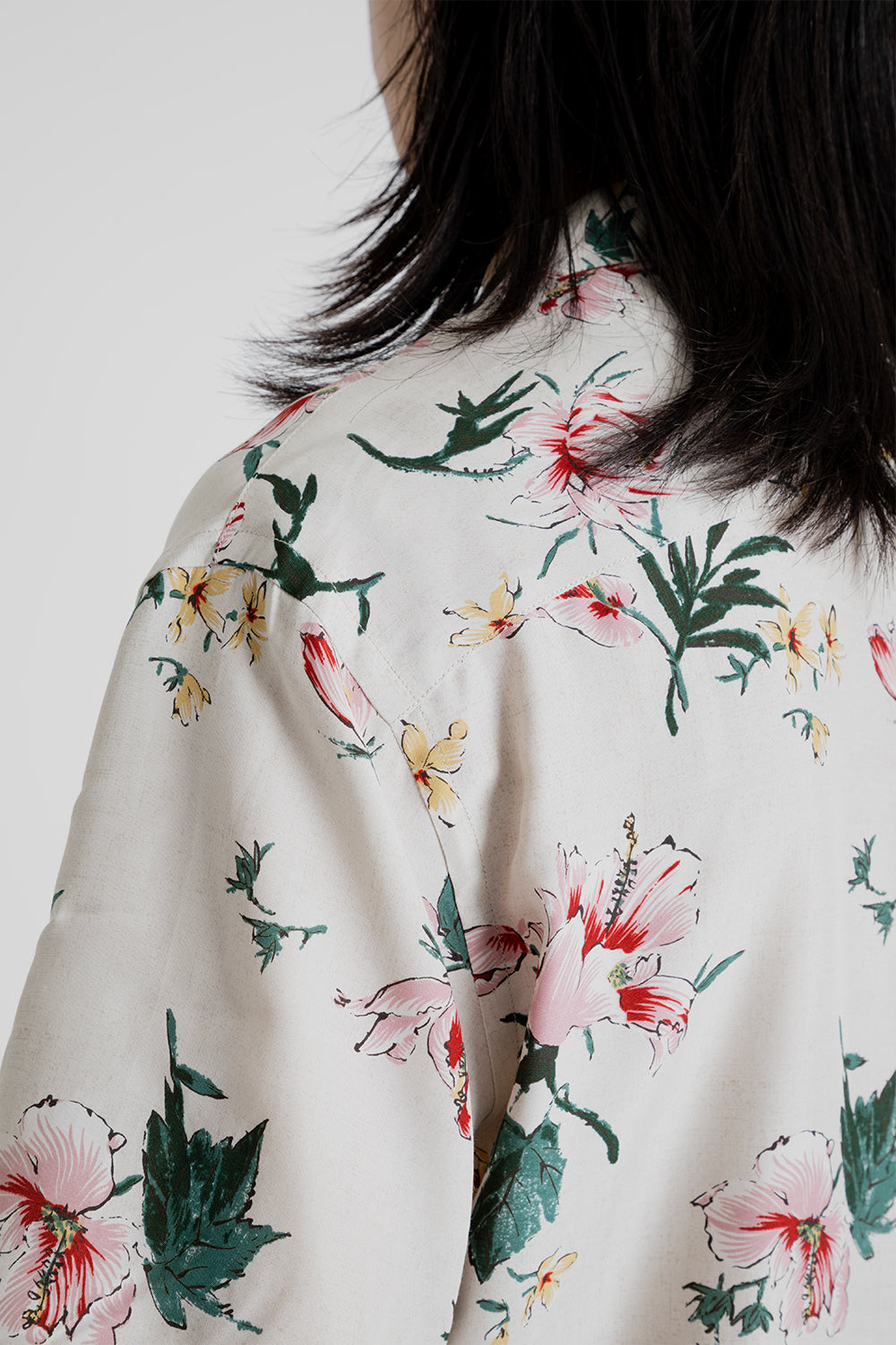 Kestin Crammond Shirt in Ecru Floral