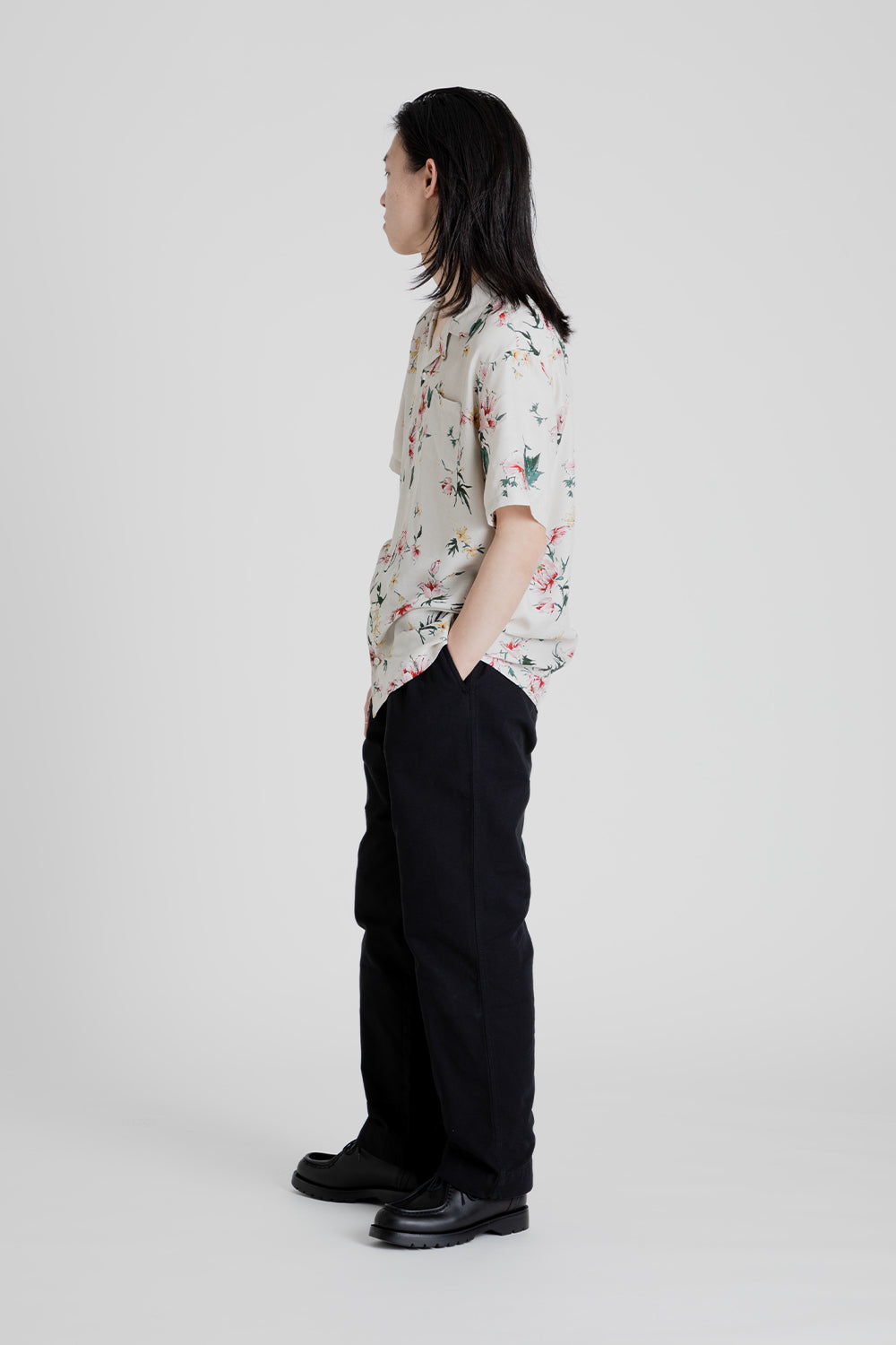 Kestin Crammond Shirt in Ecru Floral