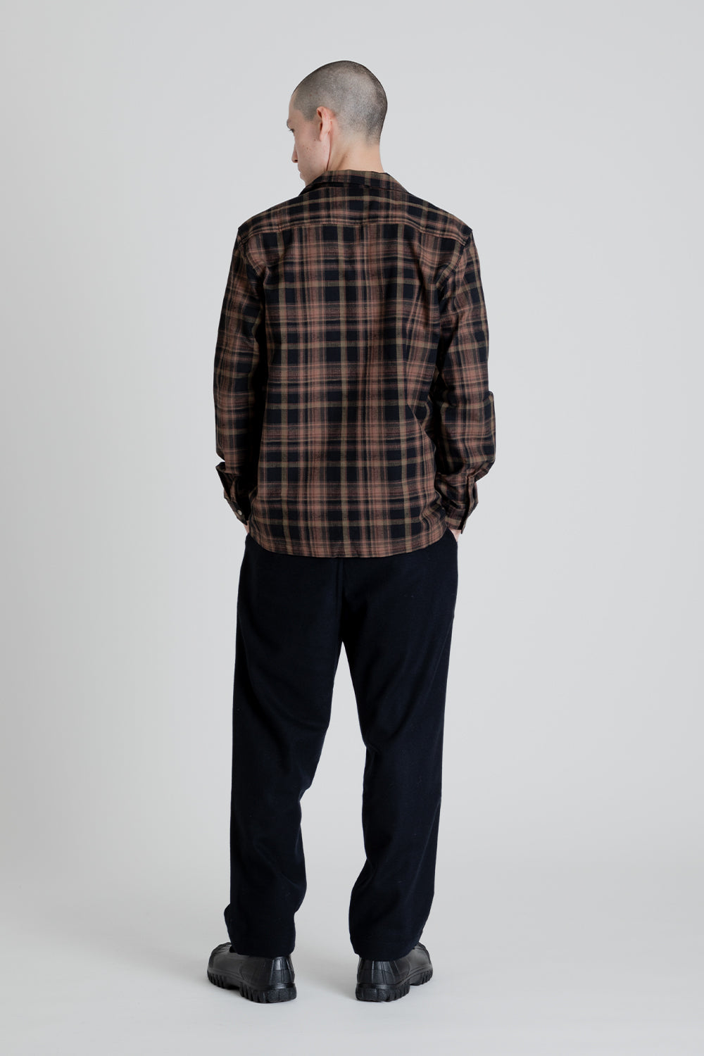 Kestin Tain Shirt in Black Check