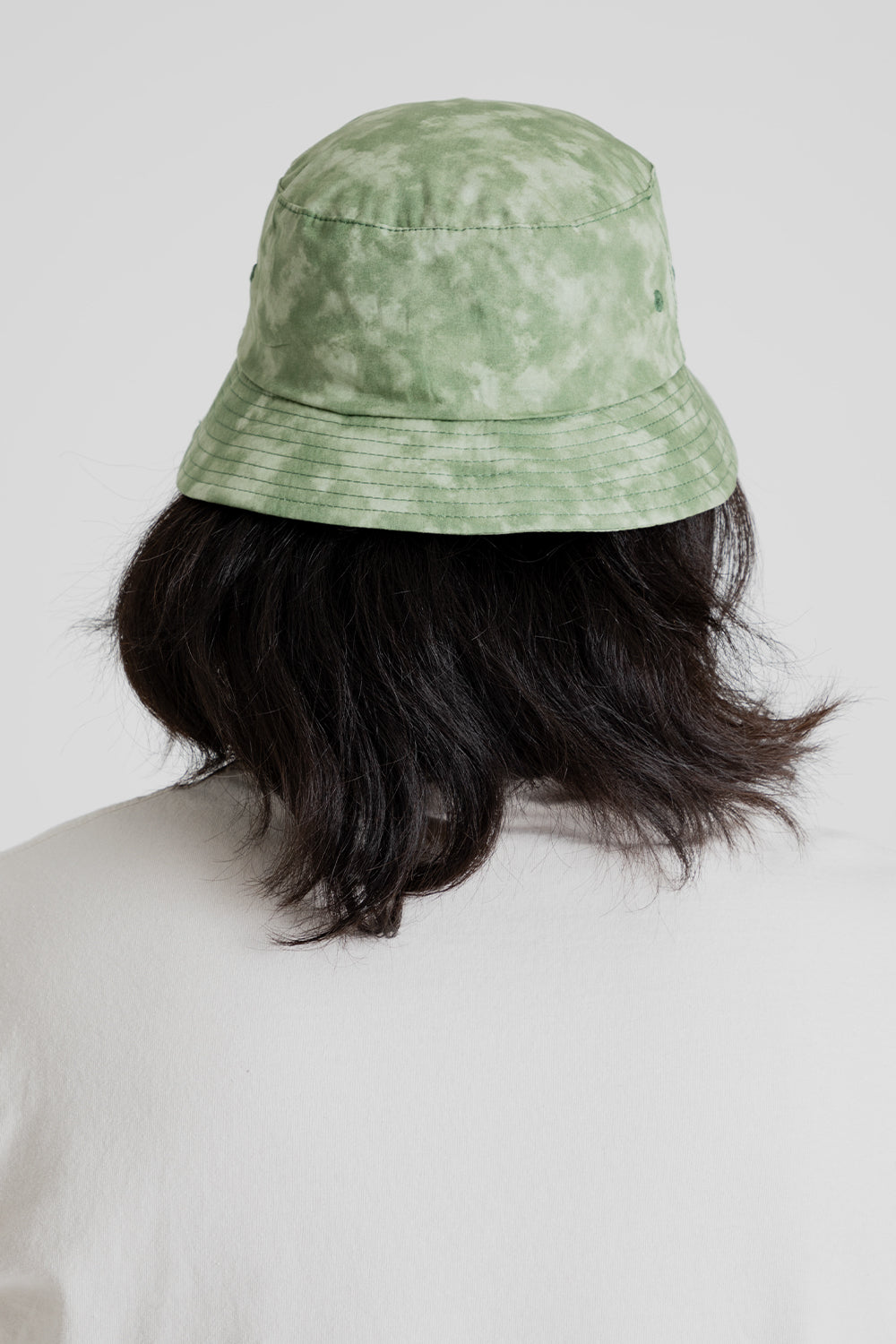 Lite Year Japanese Cotton Bucket Hat in Cloudy Green