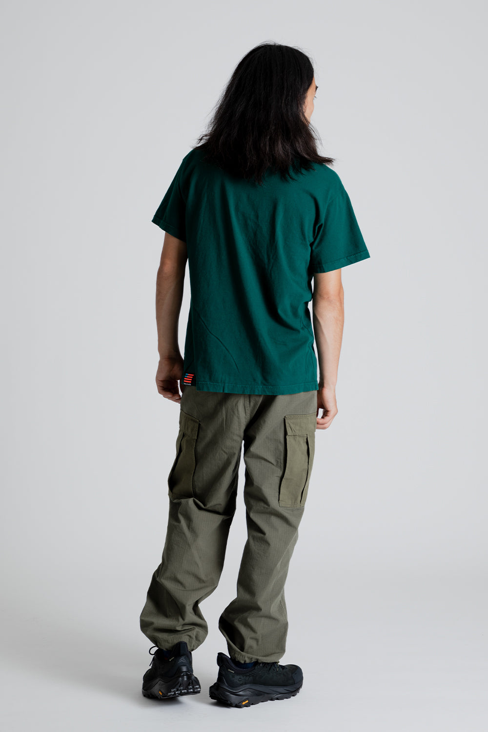 Lite Year Classic Fit Short Sleeve Tee in Dark Green
