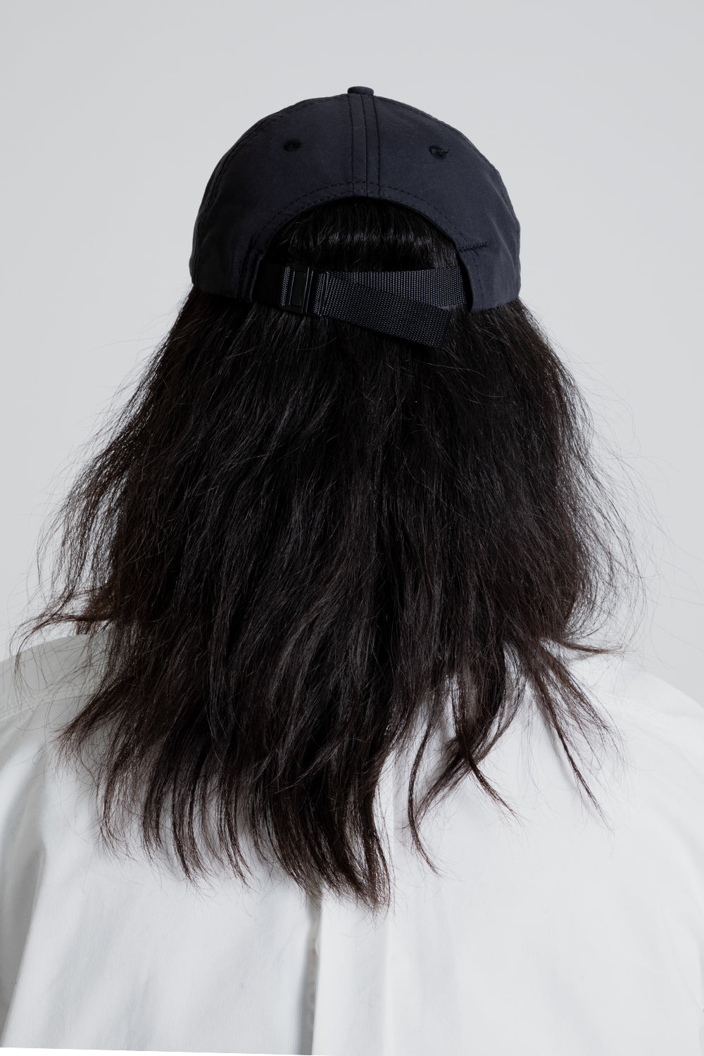 Lite Year Econyl Six Panel Cap in Black